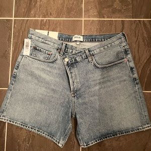 Cross over Jean shorts